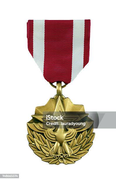 Meritorious Service Medal - zdjęcia stockowe i więcej obrazów Medal - Medal, Wojsko, Białe tło