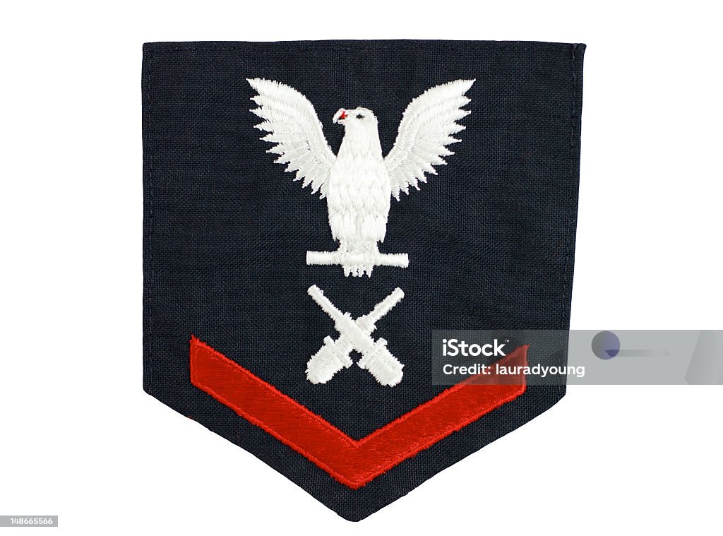 Navy suboficial rango insignias - Foto de stock de Armada libre de derechos
