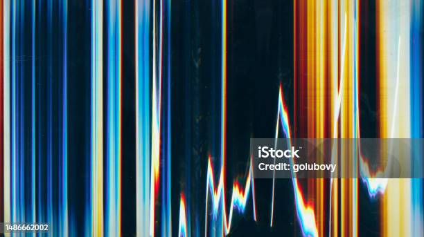 Distorted Display System Breakdown Signal Error Stock Photo - Download ...