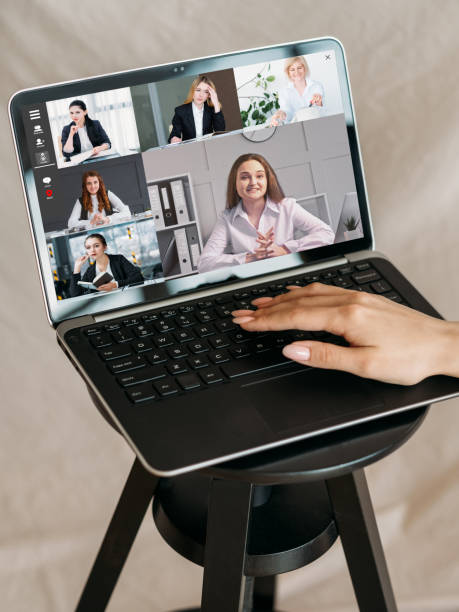 istock web conference female business team laptop screen 1486662119