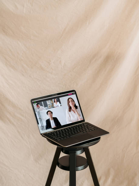 istock video conference group chat colleagues on laptop 1486662143