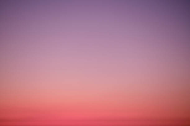 istock Sunset sky gradient from red to purple, copy space. Clear sunset sky with the bright light of the setting sun 1486662473