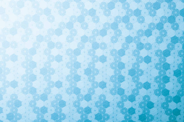 Japanese paper of blue and white