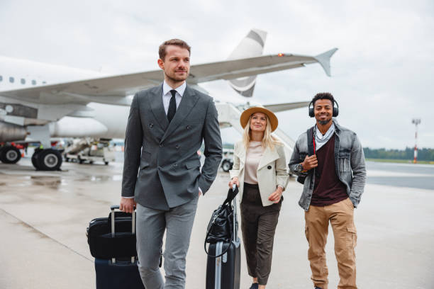 istock Diverse People Arriving At Their Destination 1486670582