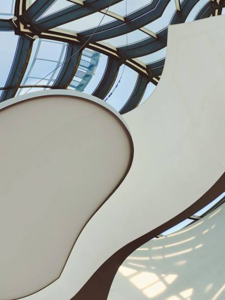 istock Window frame stained glass glass facade 1486672747