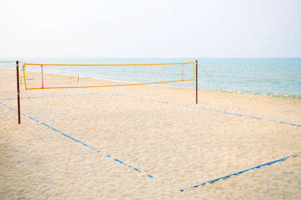 beach volleyball court. active lifestyle.