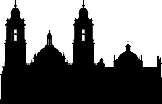 Metropolitan Cathedral in Mexico City, Mexico.