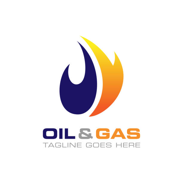 ilustrações, clipart, desenhos animados e ícones de modelo de design de ilustração de estoque vetorial de ícone de óleo e gás. - fire backgrounds oil industry bonfire