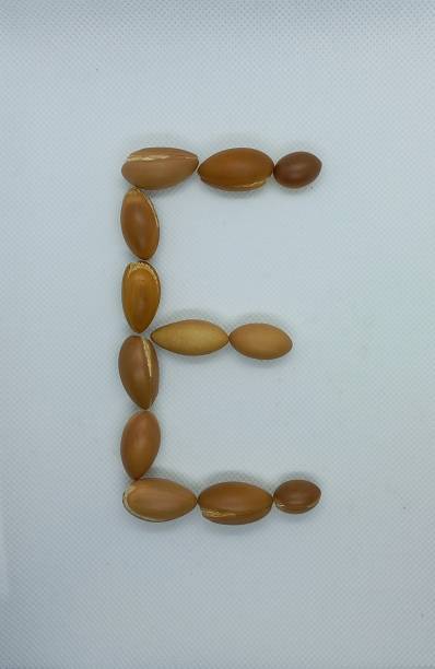 istock Argan seeds in the shape of the letter E 1486703653