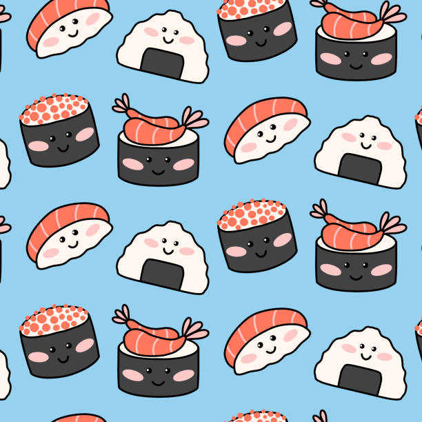 7,200+ Sushi Menu With Cartoons Stock Photos, Pictures & Royalty-Free ...