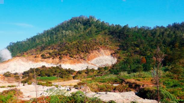 istock Geothermal, Sikidang Crater, Dieng, Indonesia. 1486715864