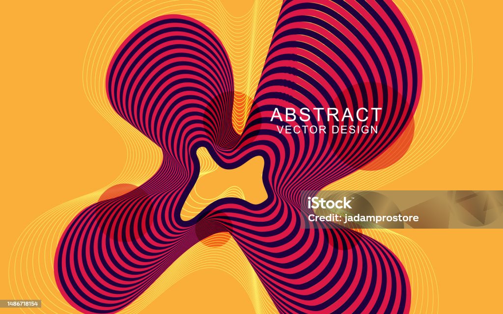 Waveform Background Dynamic Visual Effect Surface Distortion Pattern ...