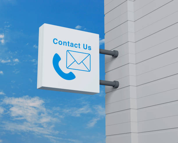 istock Business contact us and customer service concept, 3D rendering 1486720243