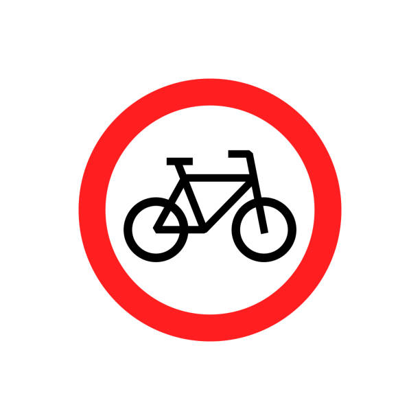 istock Bicycle sign icon. Flat illustration of bicycle sign vector icon for web. 1486727528
