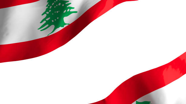 istock national flag background image,wind blowing flags,3d rendering,Flag of Lebanon 1486728201