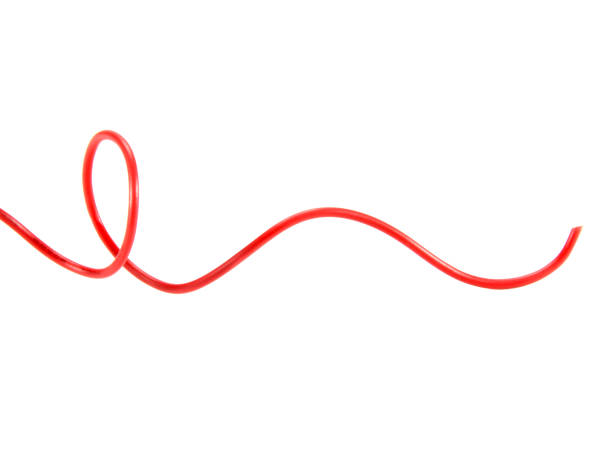 istock shape or force wire cable of usb and adapter into a curve or angle.isolated on white background.Electronic Connector.Selection focus. 1486730089