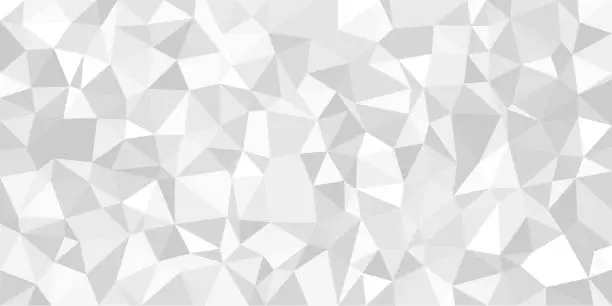 Vector illustration of Gray triangular abstract background. Trendy vector illustration.