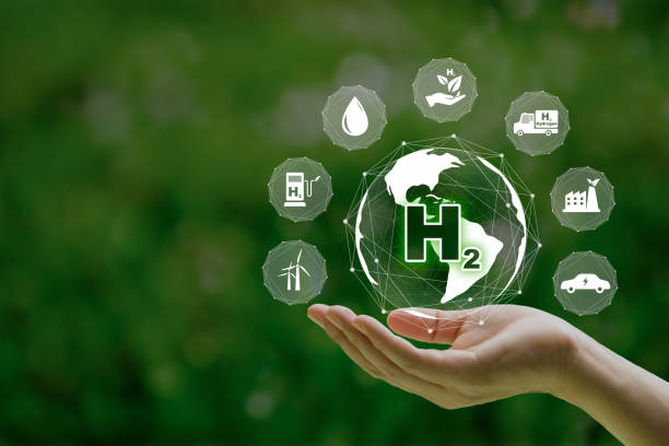 istock H2 hydrogen innovation zero emissions technology in the hand for environmental.Clean hydrogen energy concept.Hydrogen production.Hydrogen Industry Concept. 1486731281