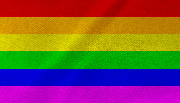 istock LGBT rainbow flag grunge waving in the wind. 1486733940