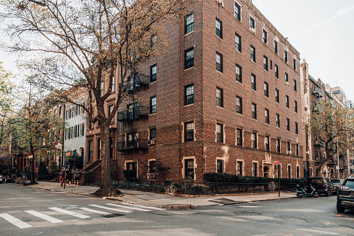 Typical buildings in Brooklyn Heights