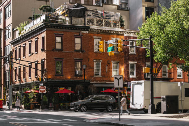 Typical buildings in Jersey City, New Jersey