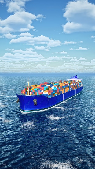 Container Ship, Industrial Ship, Bulk Carrier, Cargo Container, Ship