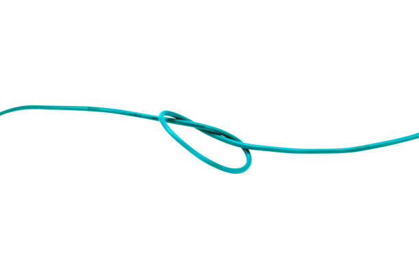 istock green wire cable of usb and adapter isolated on white background.Electronic Connector.Selection focus.Clipping path. 1486743972