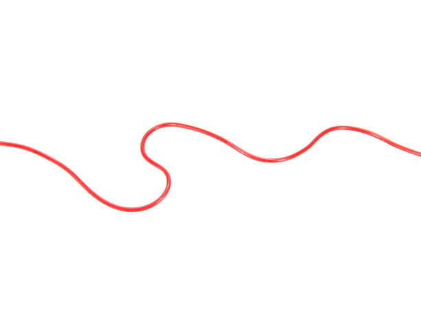 istock red wire cable of usb and adapter isolated on white background with clipping path.Selection focus. 1486755399