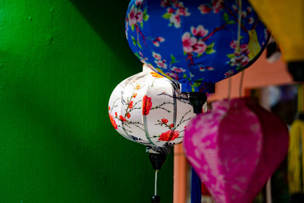 Chinese Lanterns outside a shop at Bugis