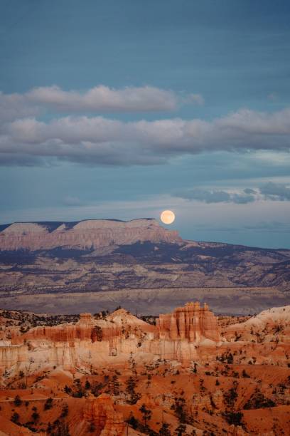 istock Full moon over Bryce Canyon National Park, Southern Utah. 1486760443