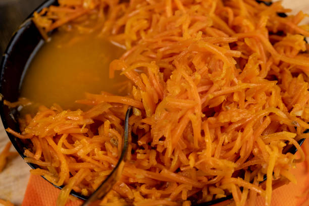 istock ripe carrots cut into thin slices and pickled in vinegar and spices 1486762331