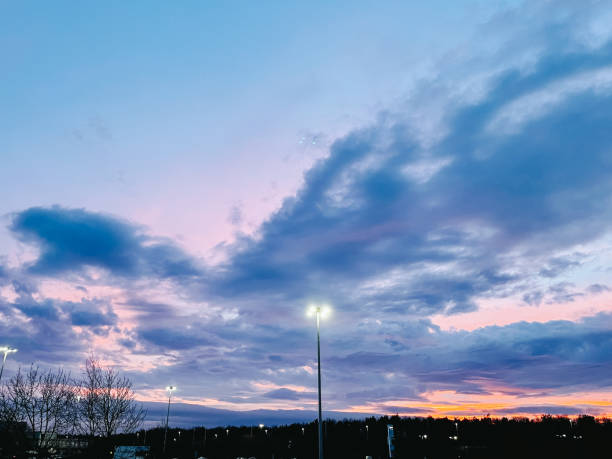 istock Beautiful sunset during the dusk 1486768781