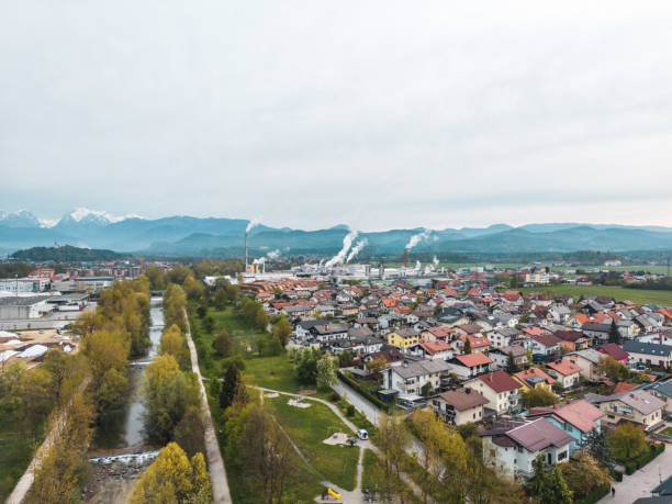 istock Industrial Power Plant Creating Air Pollution 1486770838