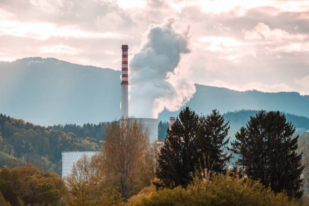 istock Thermal Power Plant Polluting The Environment 1486770853