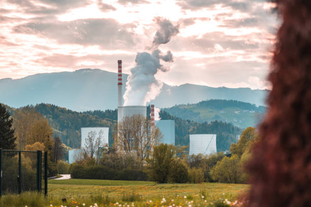 Thermal Power Plant Polluting The Environment