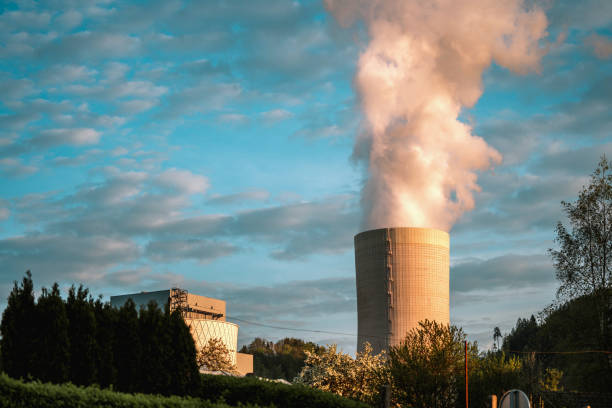istock Heavy Emissions Being Released From Industrial Plant 1486771016
