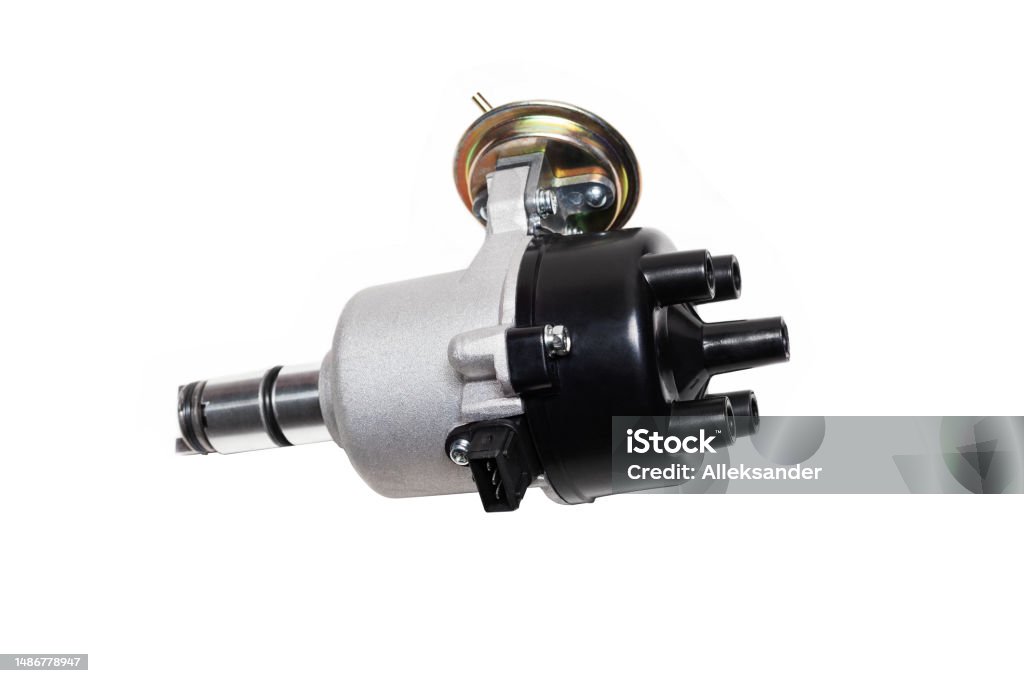 Ignition System Background Ignition System Distributor On A White Stock Photo - Download Image Now ...