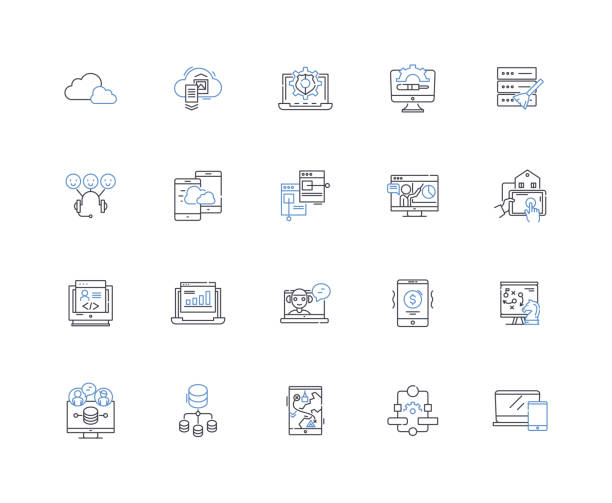 Widget line icons collection. Gadget, Tool, Accessory, Innovation, Device, Object, Contraption vector and linear illustration. Implement,Solution,Appliance outline signs set Widget outline icons collection. Gadget, Tool, Accessory, Innovation, Device, Object, Contraption vector and illustration concept set. Solution,Appliance linear signs and symbols vehicle accessory stock illustrations