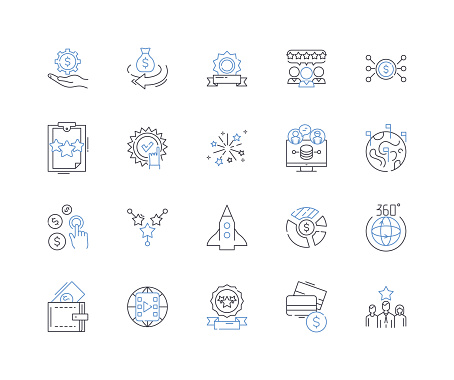 istock Wealth preservation line icons collection. Estate, Trusts, Inheritance, Investments, Savings, Assets, Capital vector and linear illustration. Protection,Security,Fund outline signs set 1486788724