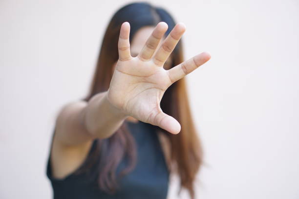 istock Stop abusing violence, Children violence and abused concept 1486789186