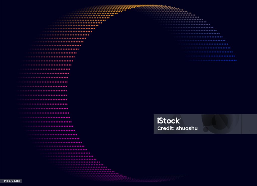 Gradient Spot Pattern Abstract Color Gradient Curve Wave Dynamic Spot Pattern Background ...