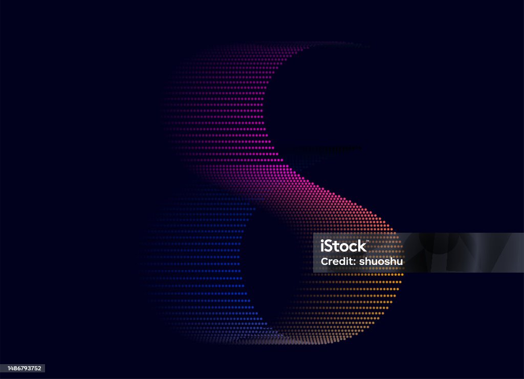 Gradient Spot Pattern Abstract Color Gradient Curve Wave Dynamic Spot Pattern Background ...