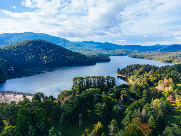 View Over Maroondah Reservoir in Australia