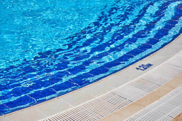 istock Part of swimming pool with deep detail 1486814309