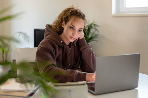 istock Girl Learning and Receiving Support at Home 1486820036