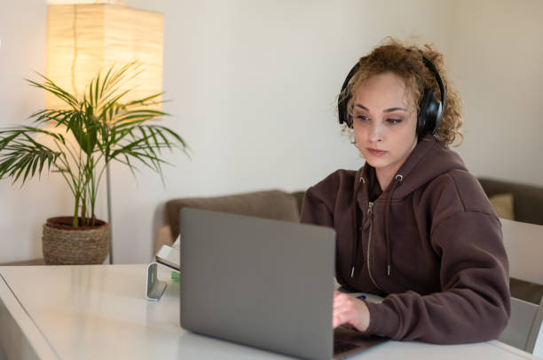 istock Girl Learning and Receiving Support at Home 1486820103
