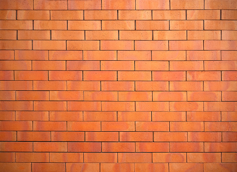 Red brick wall texture pattern blocks background