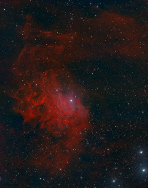 istock IC 405 / Flaming Star Nebula 1486821819