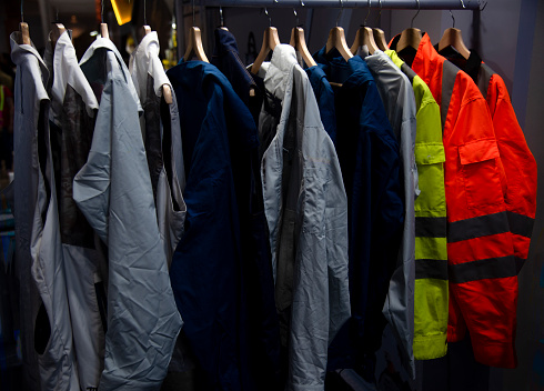Jackets workwear for builders and industry and manufacturers