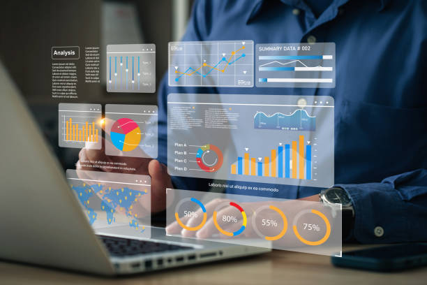 istock The analyst works on a laptop showing data business analysis and Data Management System with KPI and metrics connected to the database for technology finance operations Data Analytics Statistics. 1486828834